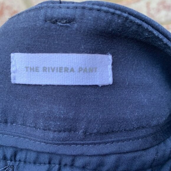 LOFT The Rivera Pant, Cropped Julie Fit, Size 8, Color Navy - Picture 9 of 9